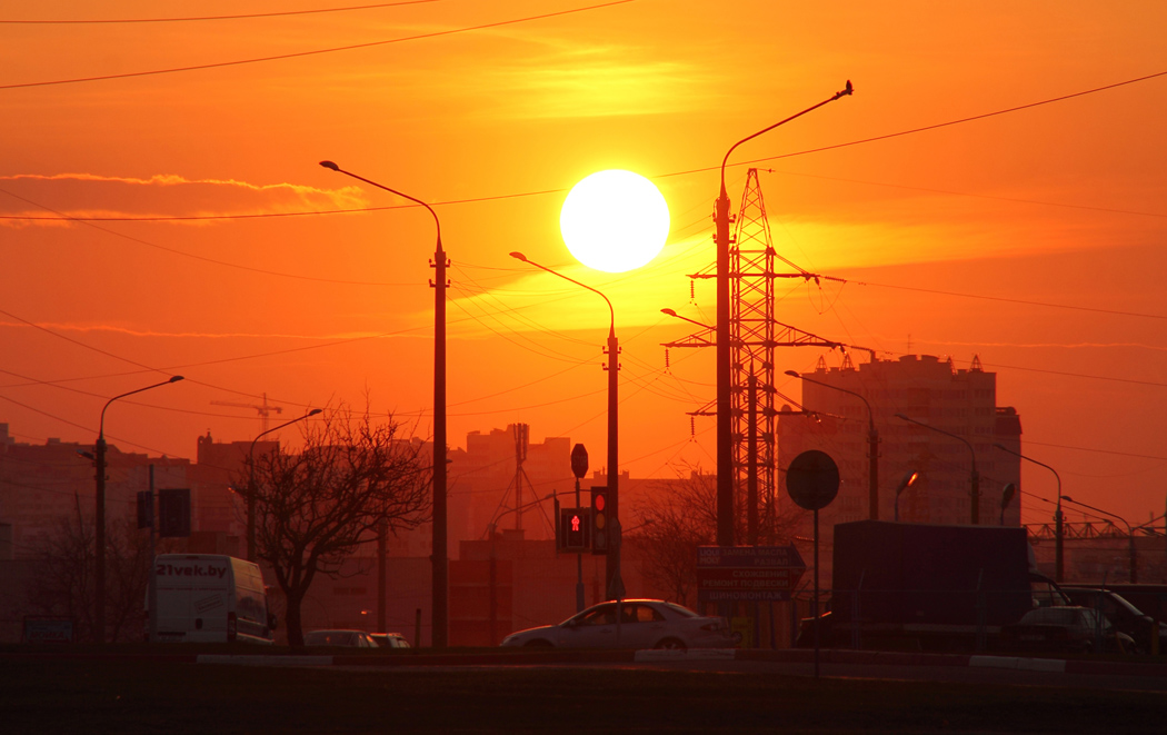 Городской закат