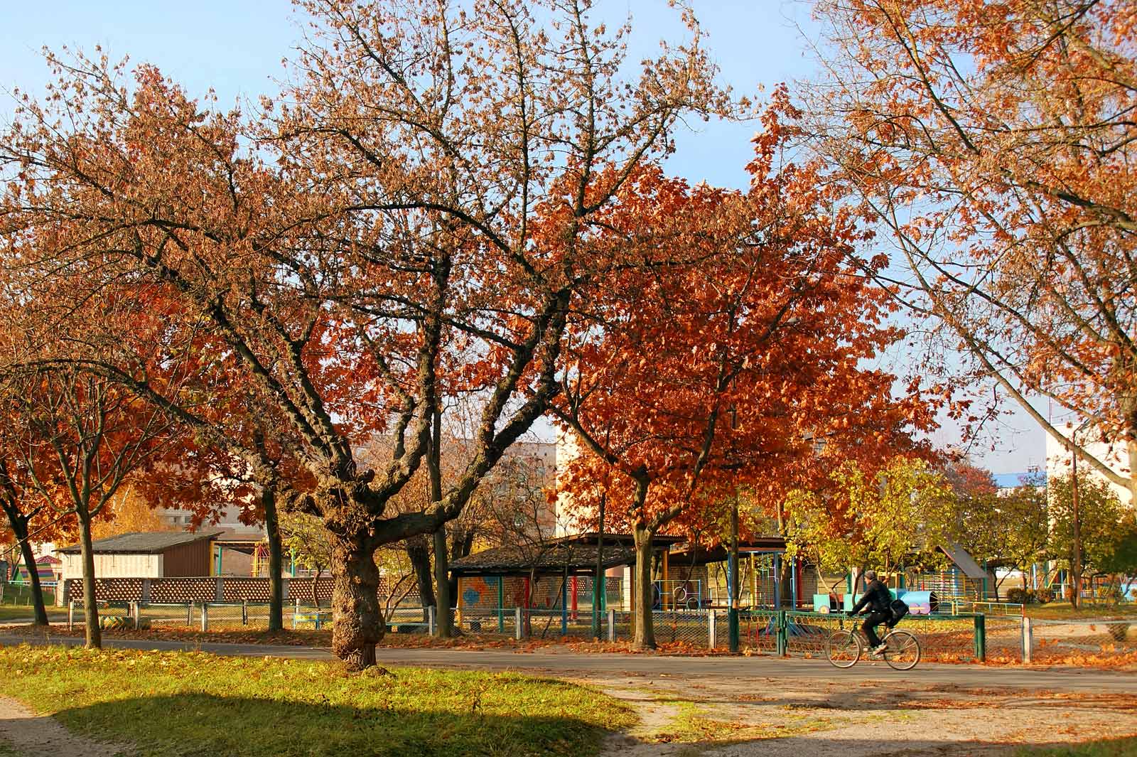 Осень в маленьком городе