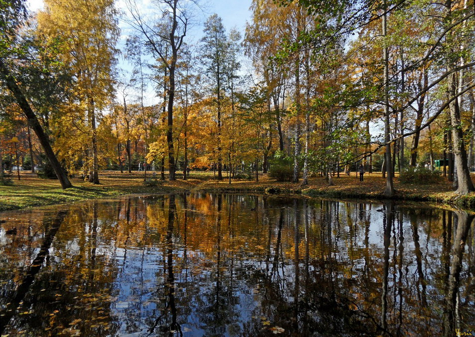 Осень в Петергофе