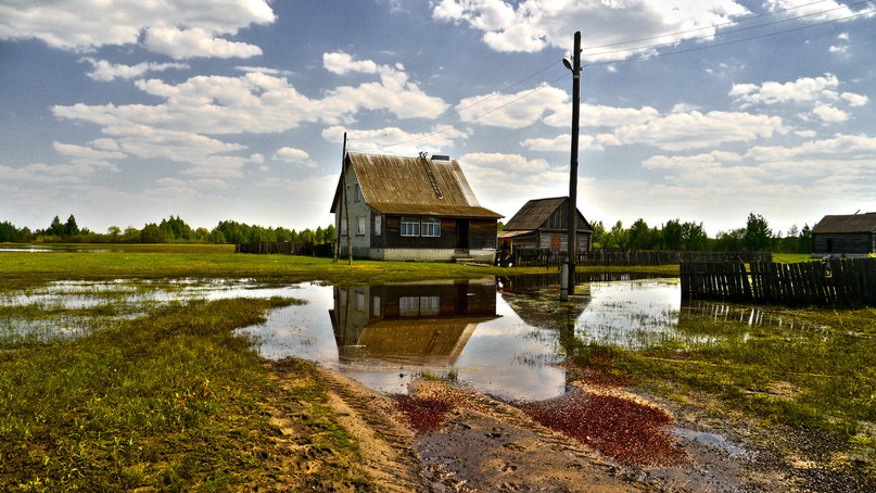 Весенний разлив.