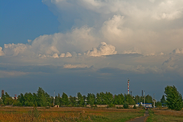 люди в облаках.