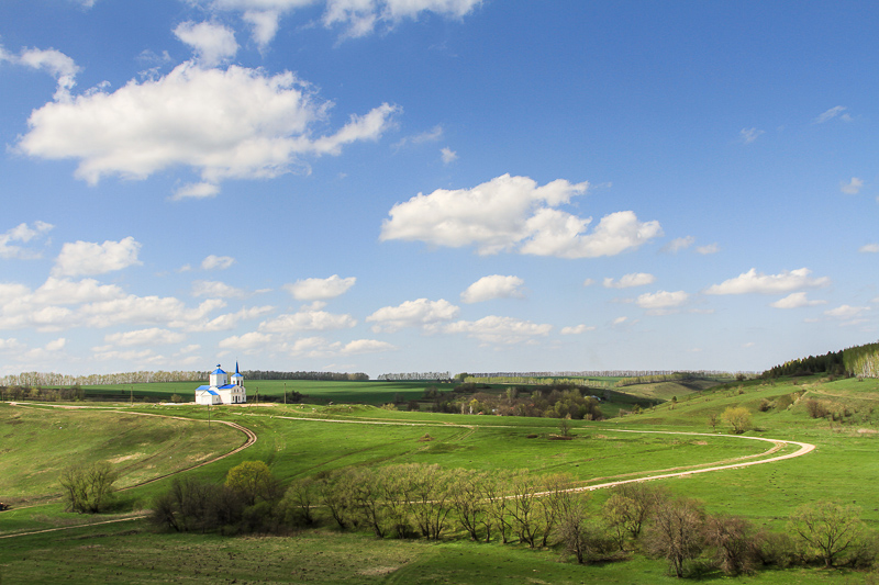 The Russian landscape