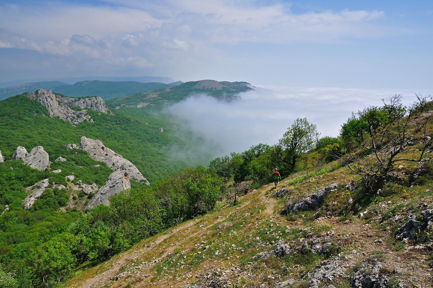 Прогулка над облаками