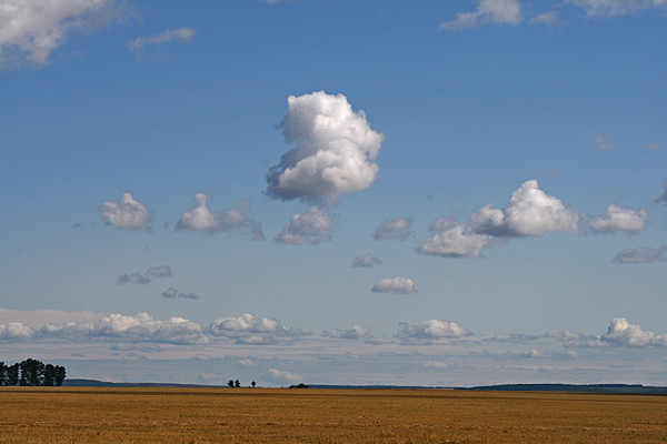 люди в облаках.