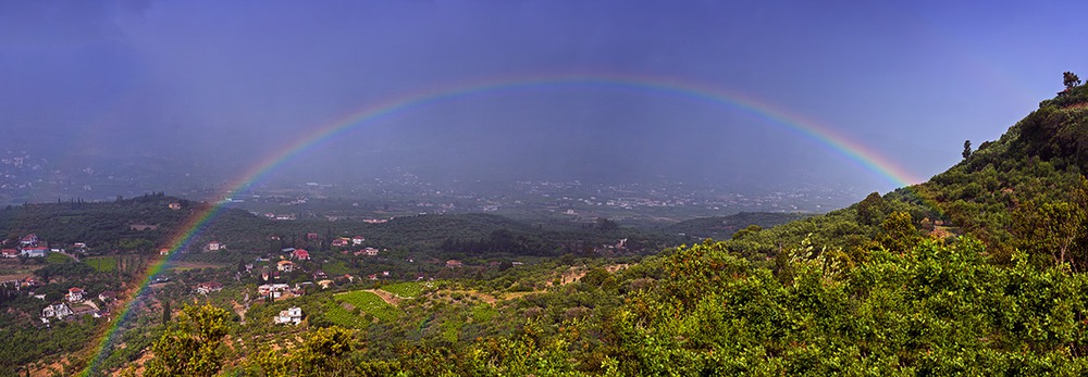 Rainbow over Zakynthos