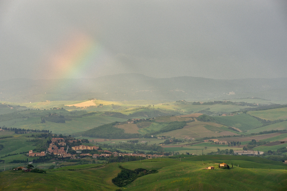 Вечер. После дождя (Val d'Orcia)