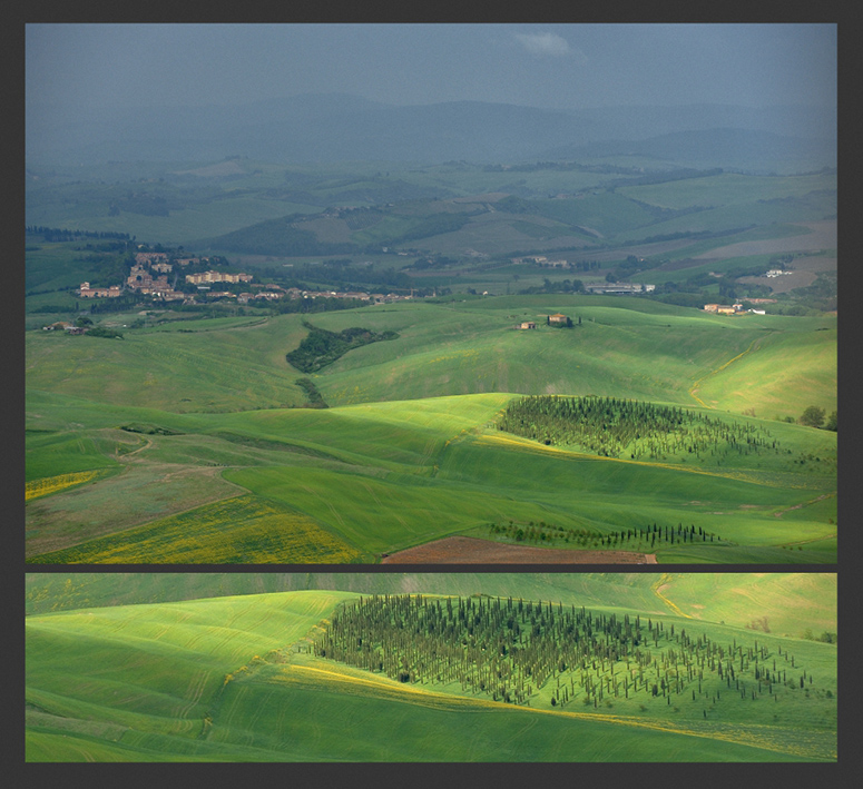 Первые лучи после дождя (Val d'Orcia)