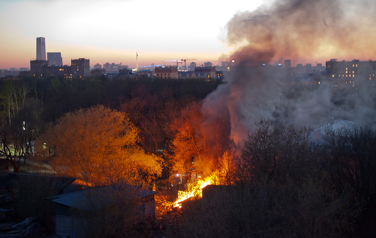 Пожар московский...