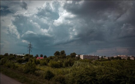 в преддверии дождя