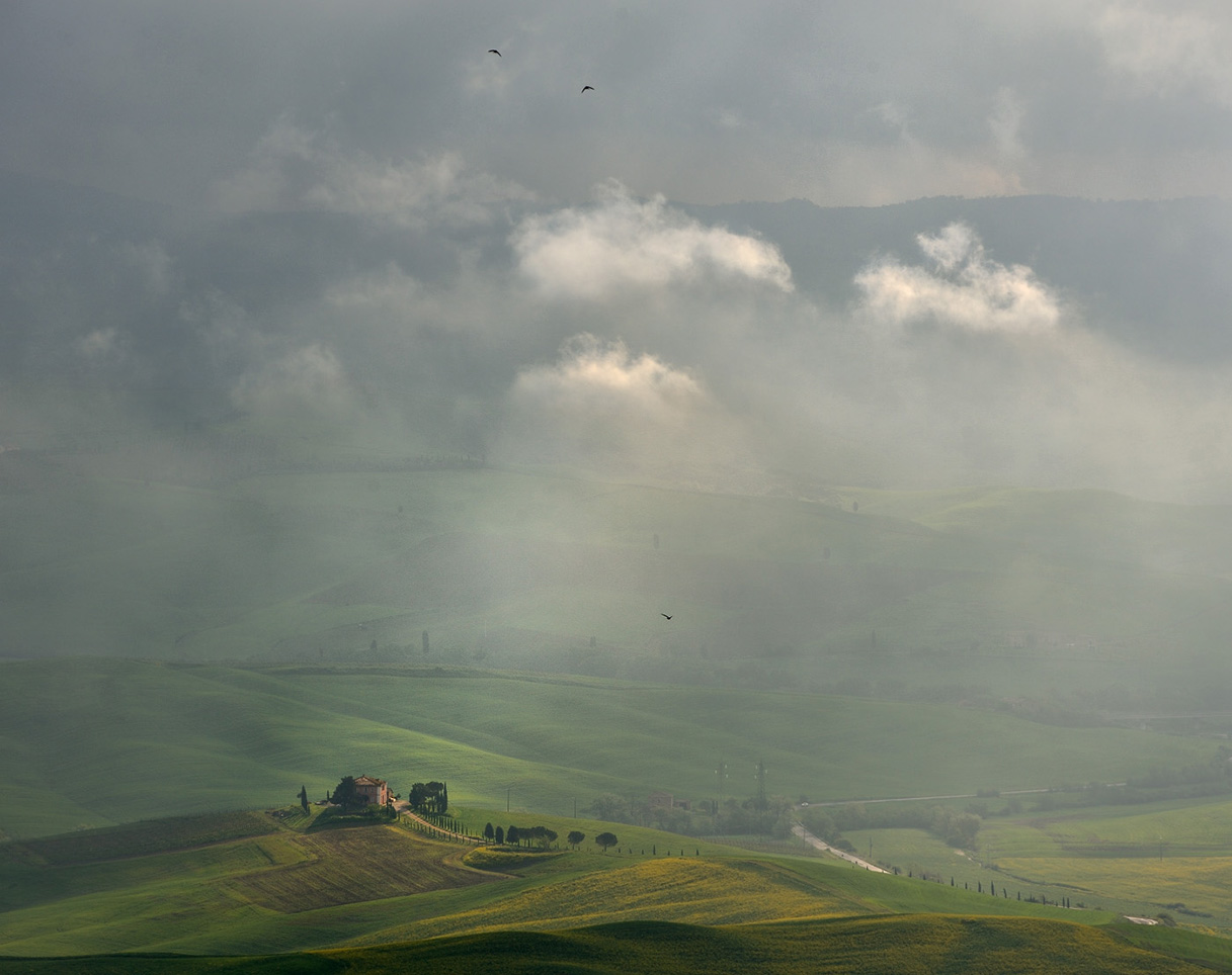 Val d`Orcia. Утро.