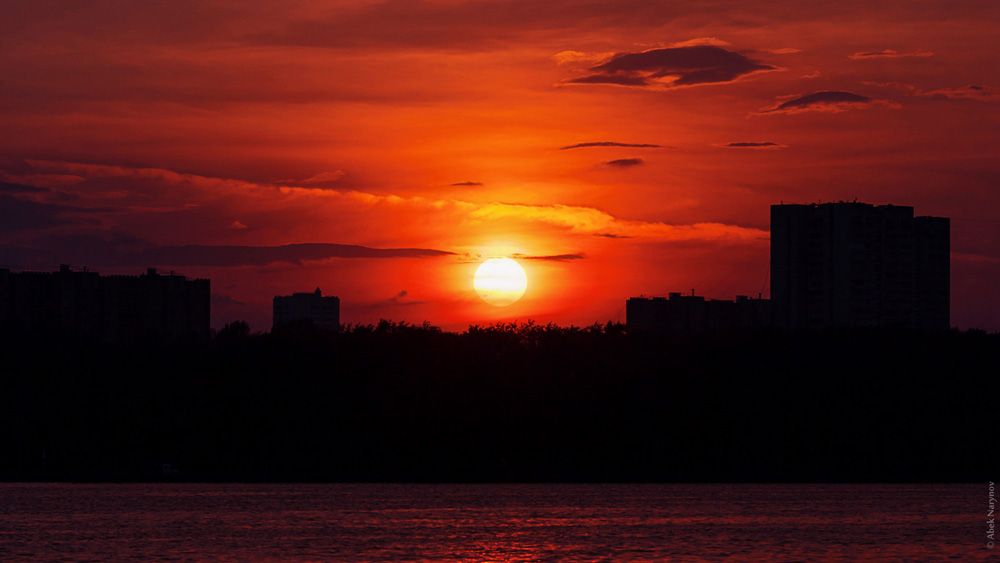 Закат в Москве