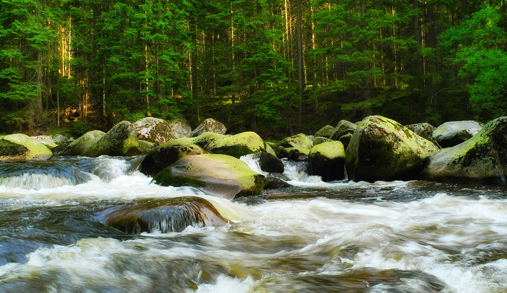 вода и камни