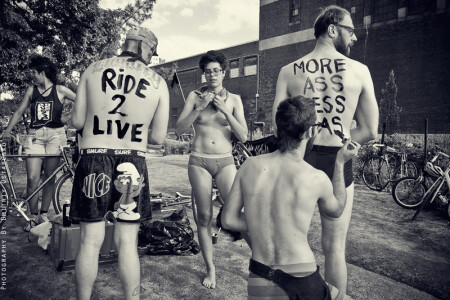 World Naked Bike Ride in NYC