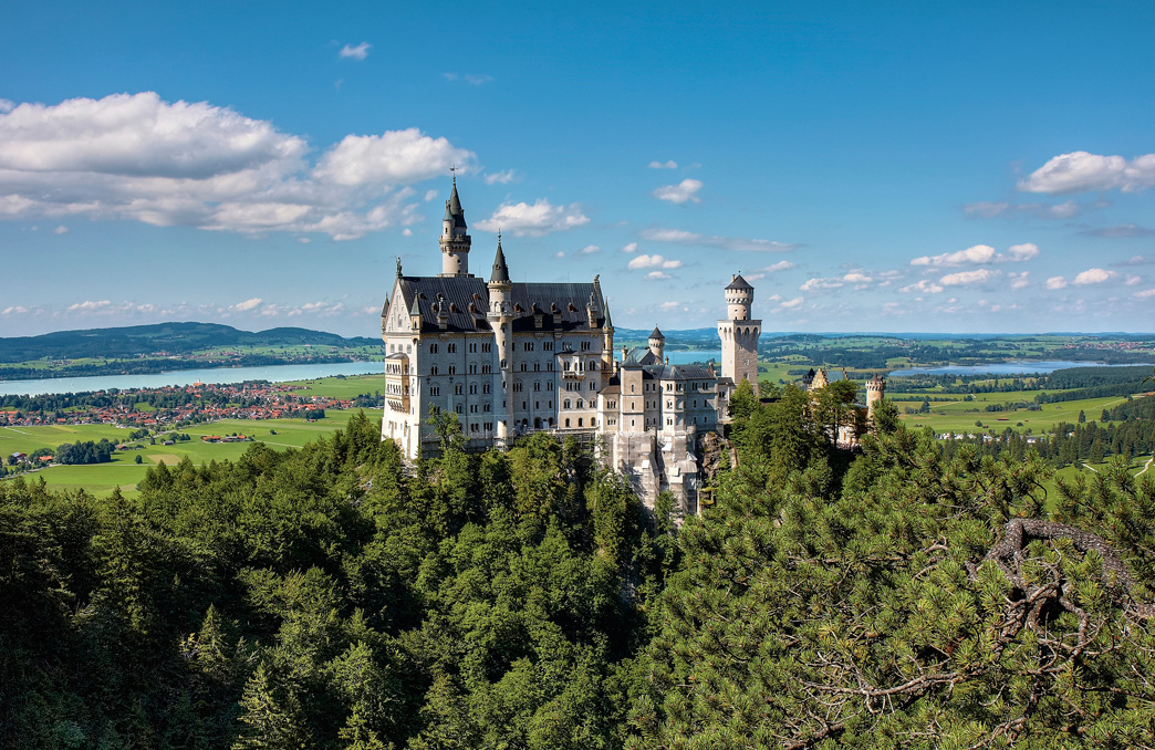 Замок Нойшванштайн (Neuschwanstein), Гемания