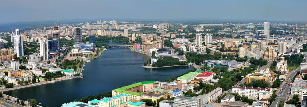 Екатеринбург вид с птичьего полета