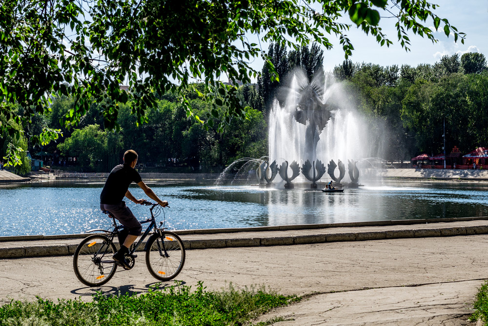 В парке