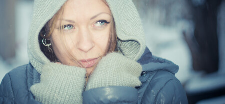 Морозный день......