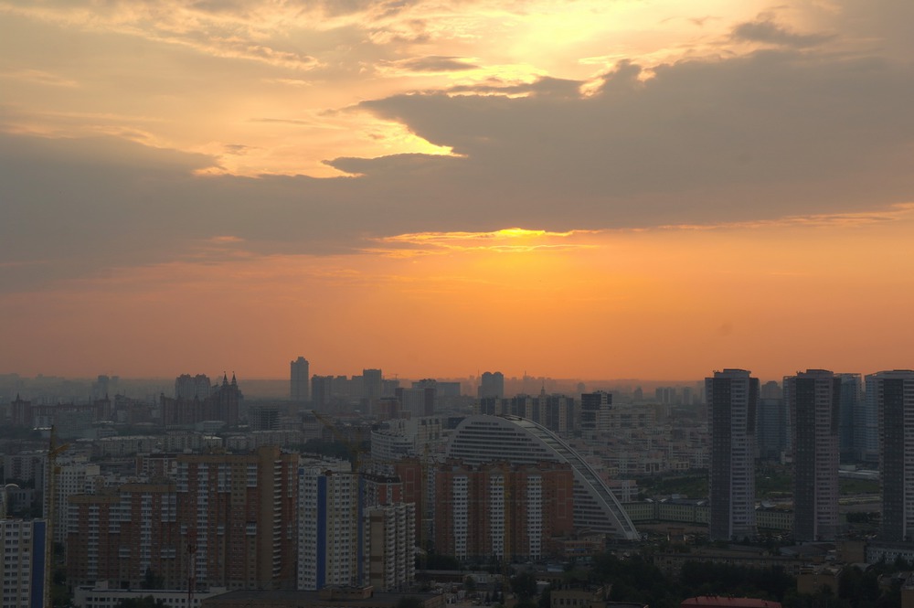 закат над Москвой