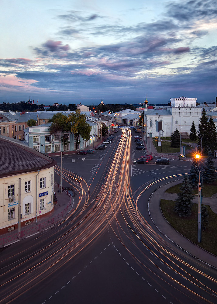 Закат над Ярославлем.