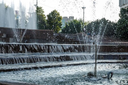 городской фонтан