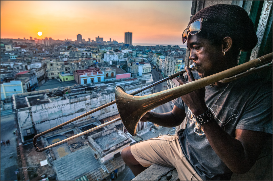 Sunset Trombone