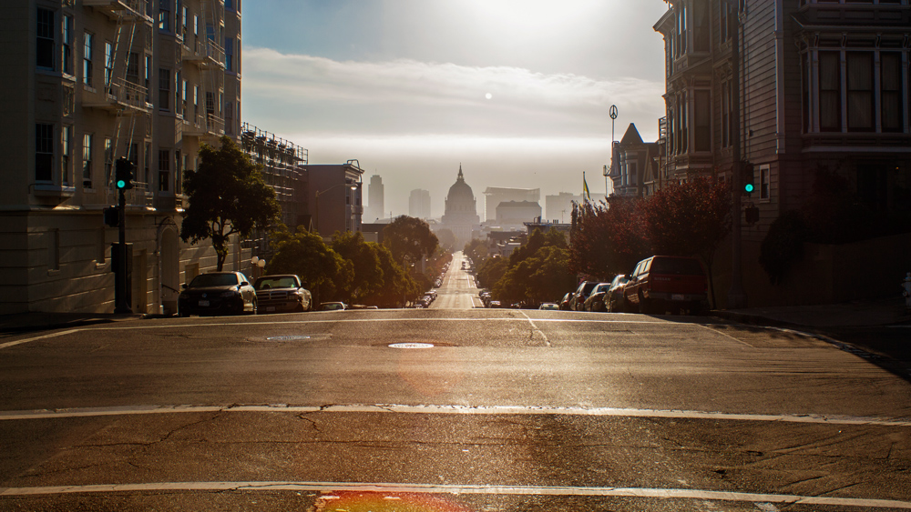 Sunrise in San Francisco