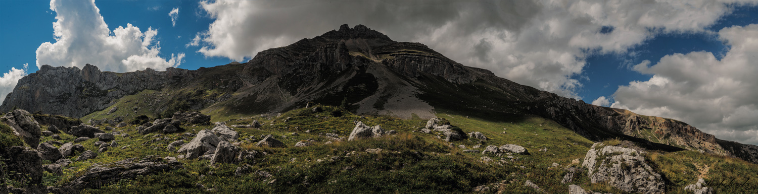 Панорама горы Оштен