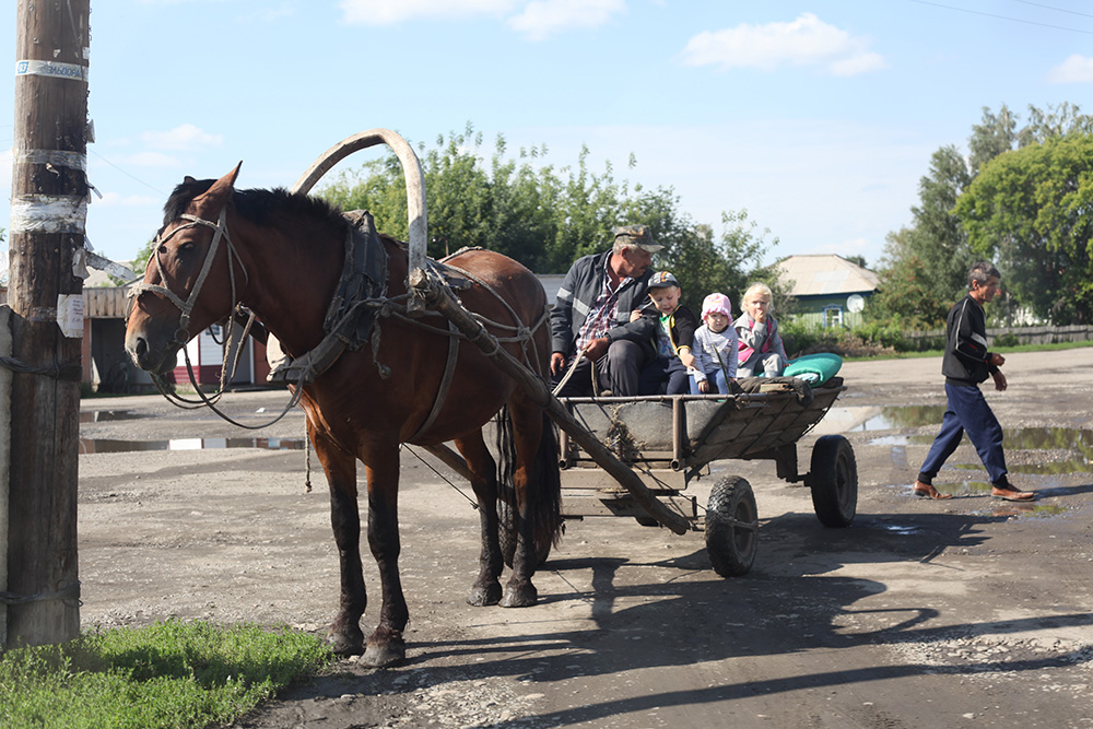 В деревне Антоньевка