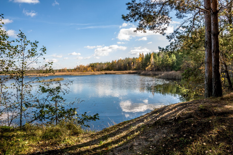 Осень на озере