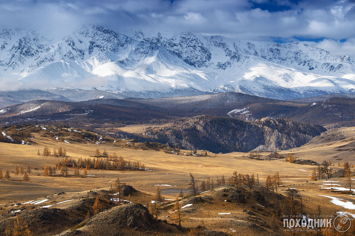 Курайская степь, Северо-чуйский хребет. Горный Алтай.