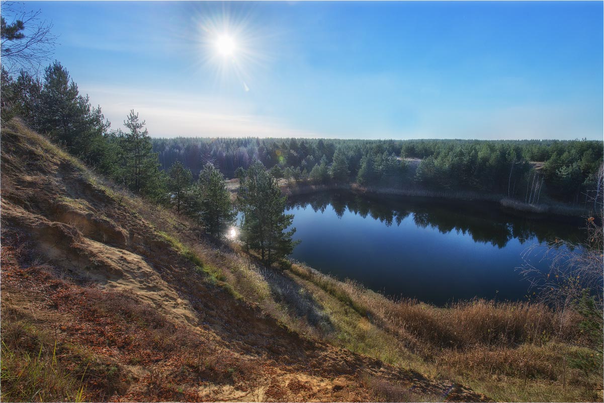 Ясное утро в конце октября