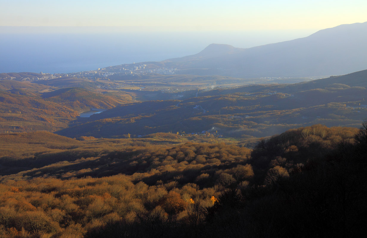 Алуштинская долина, осень