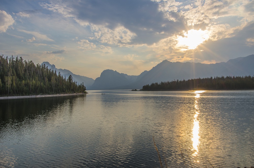 Закат на Sany lake