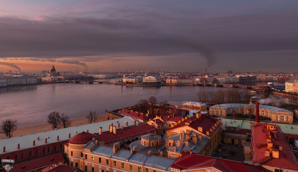 Заячий остров, Нева, Стрелка Васильевского острова