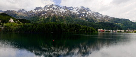 San Moritz. Панорама