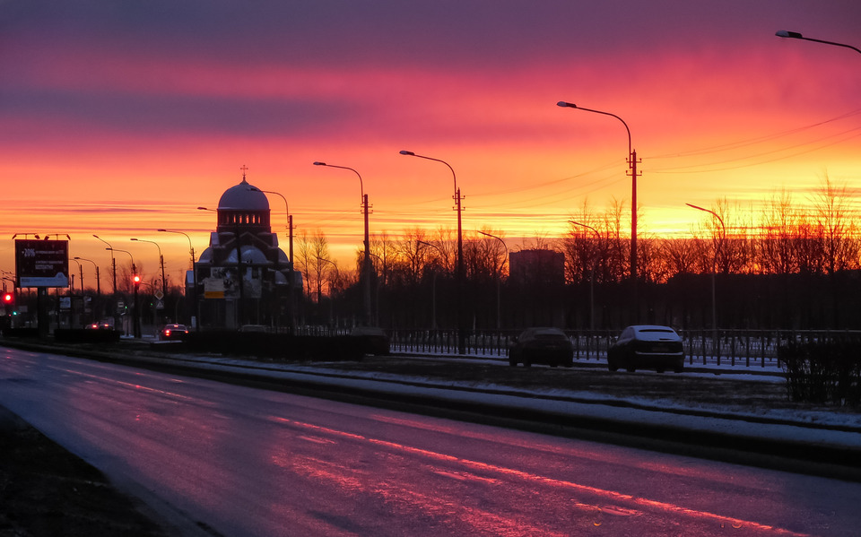 Первый зимний рассвет