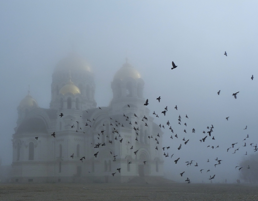 Собор в тумане