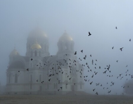 Собор в тумане