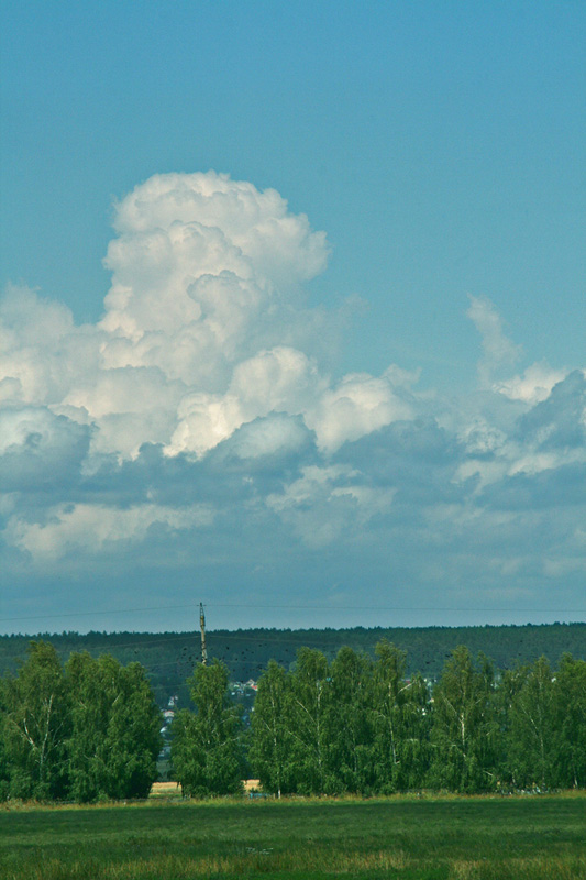 люди в облаках