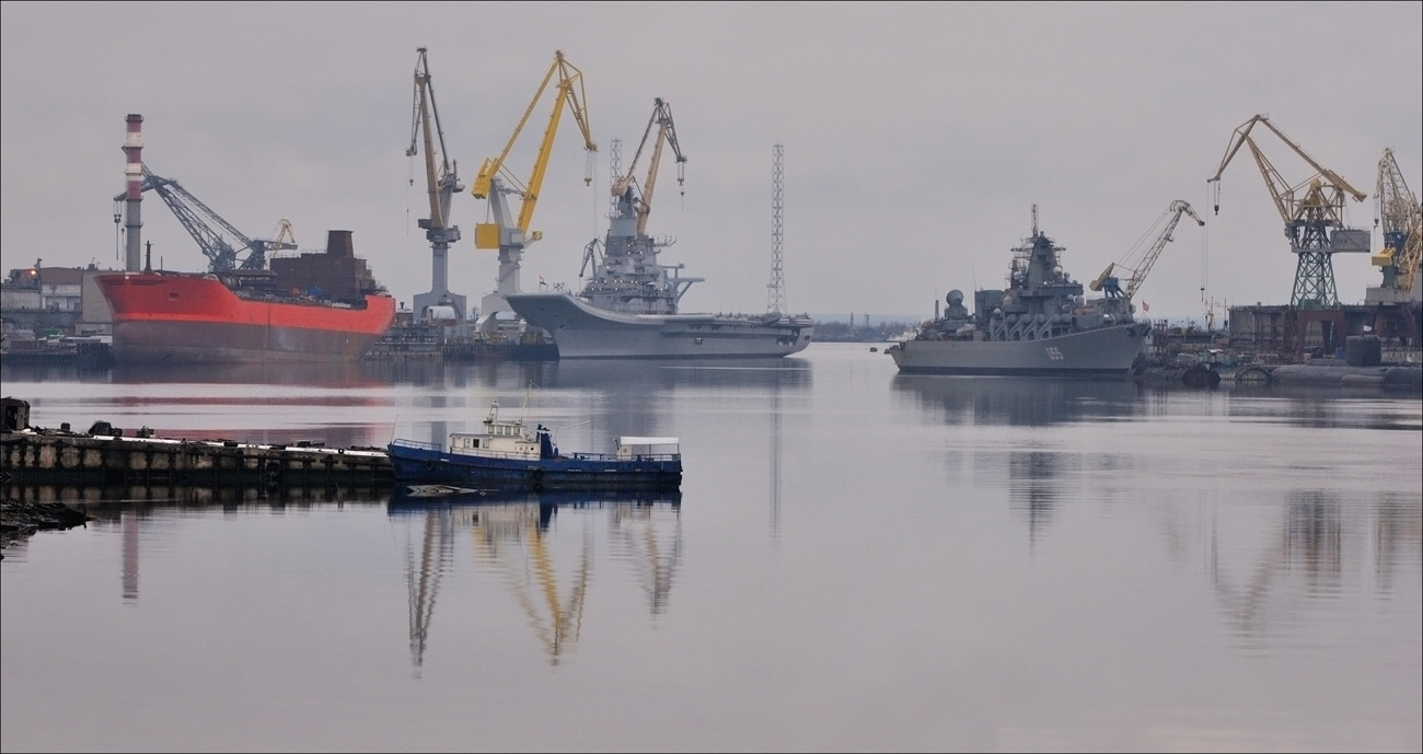 В акватории Северодвинска...