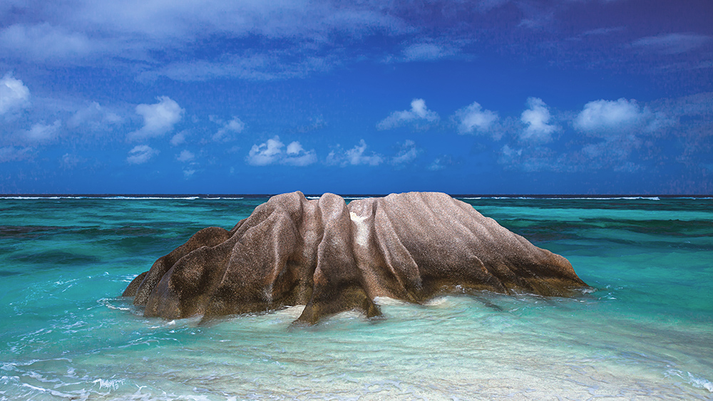 Seychelles, quaint granite.