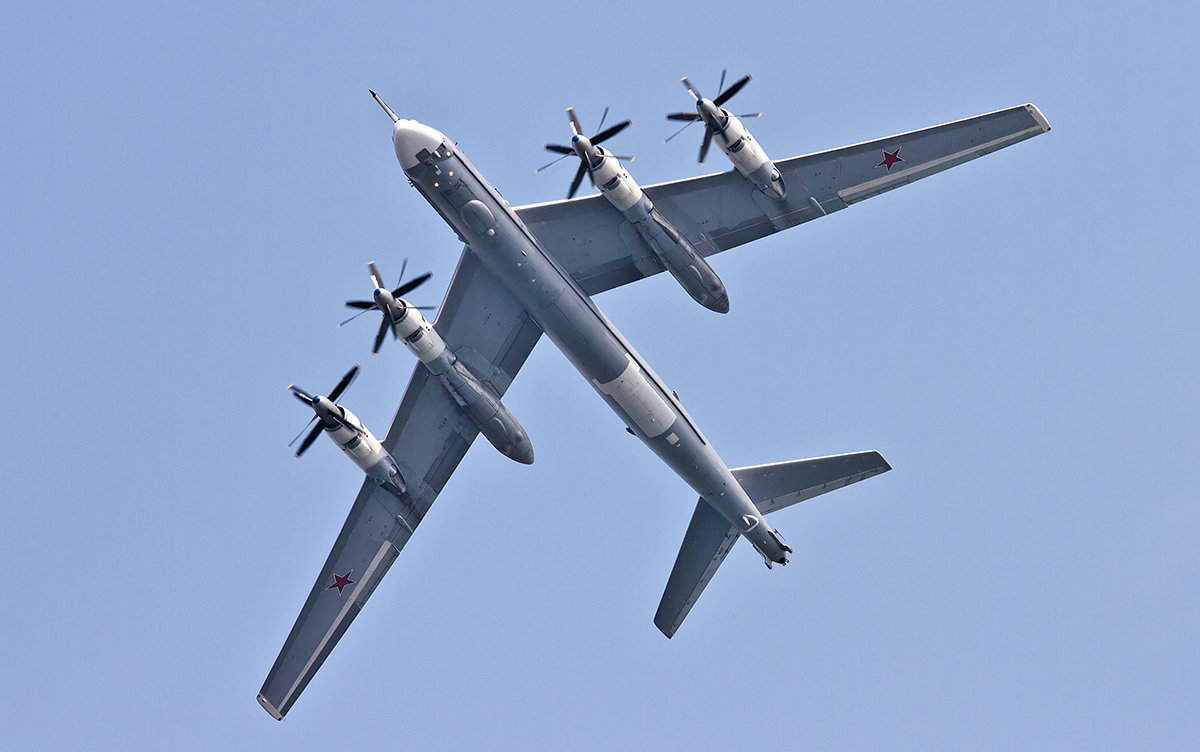 Бомбардировщик над Красноярском