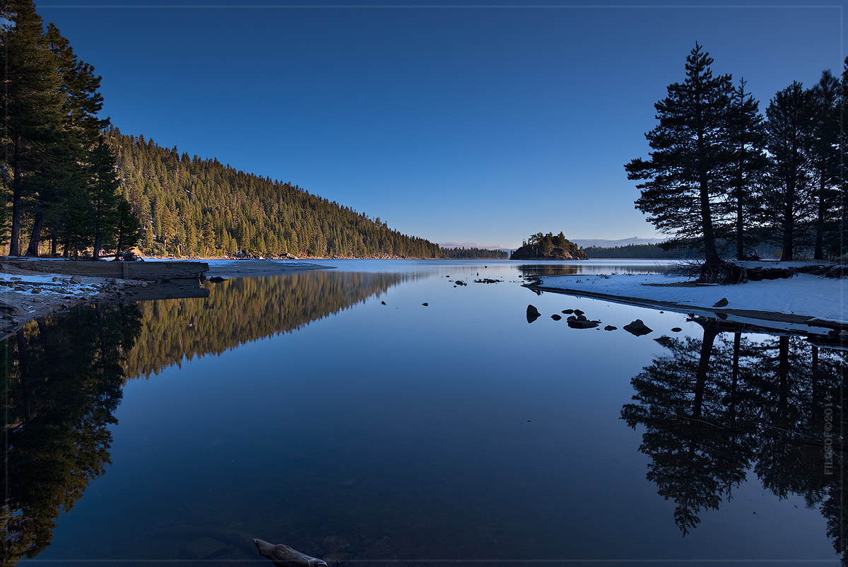 USA. Lake Tahoe. Emerald bay.