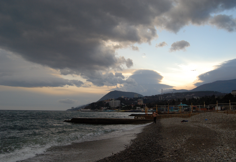 В Алуште в январе