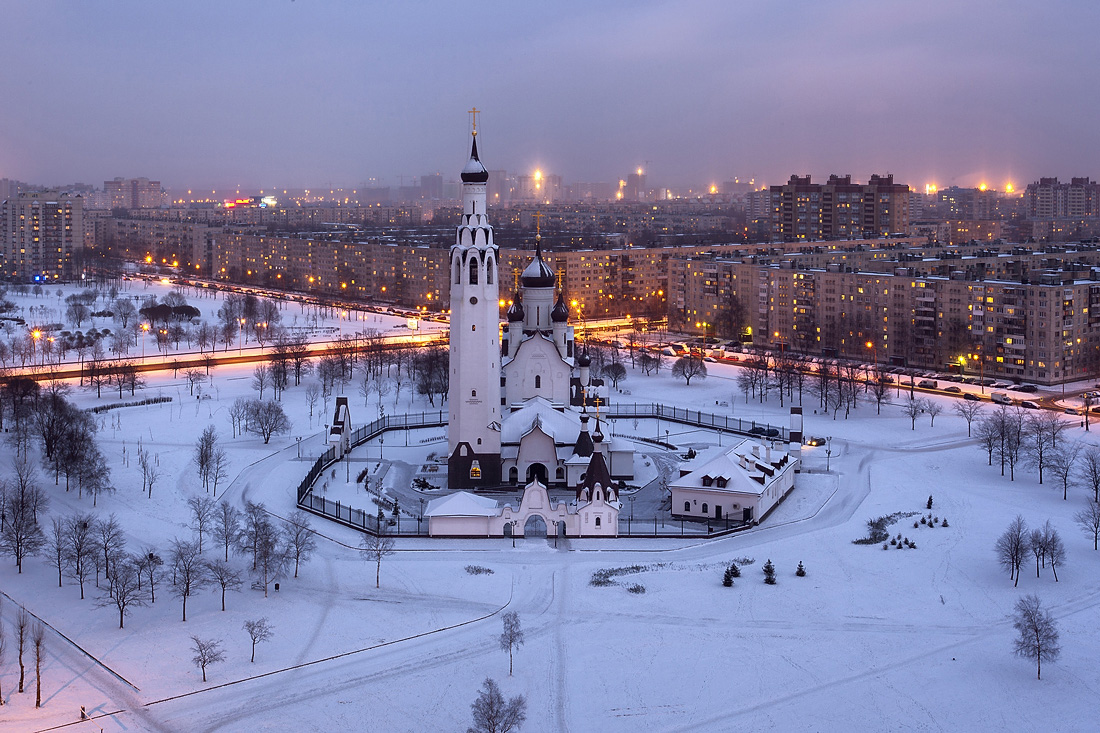 Зима в Веселом поселке.