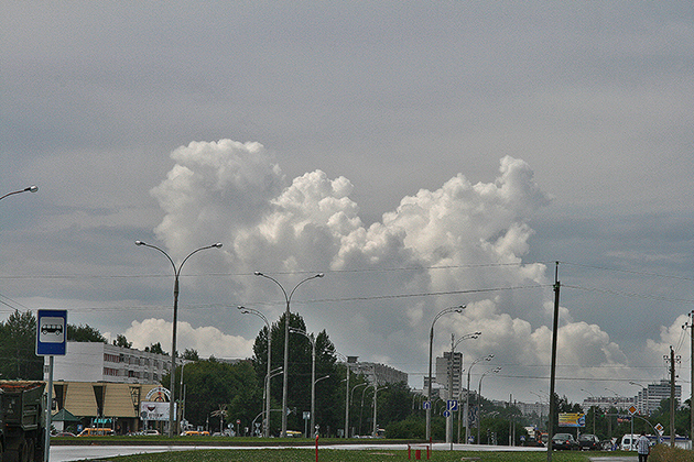 люди в облаках