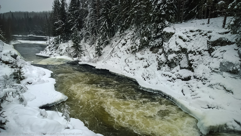 Водопад Кивач.