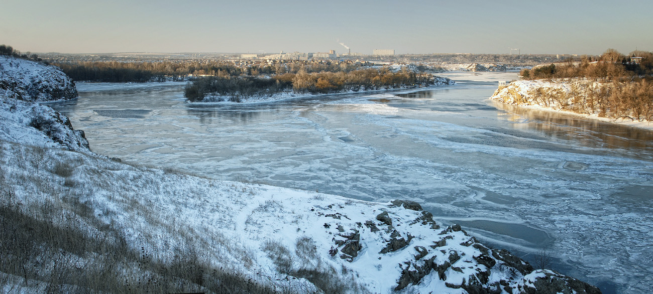 Февраль на Днепровских кручах