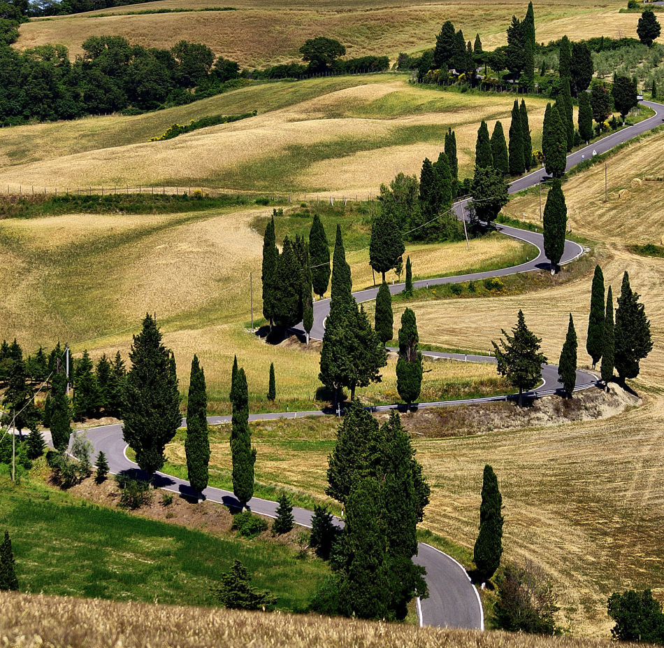 Toscana , Val d' Orcia.