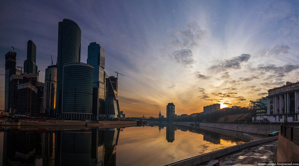 Москва-Сити.Рассвет